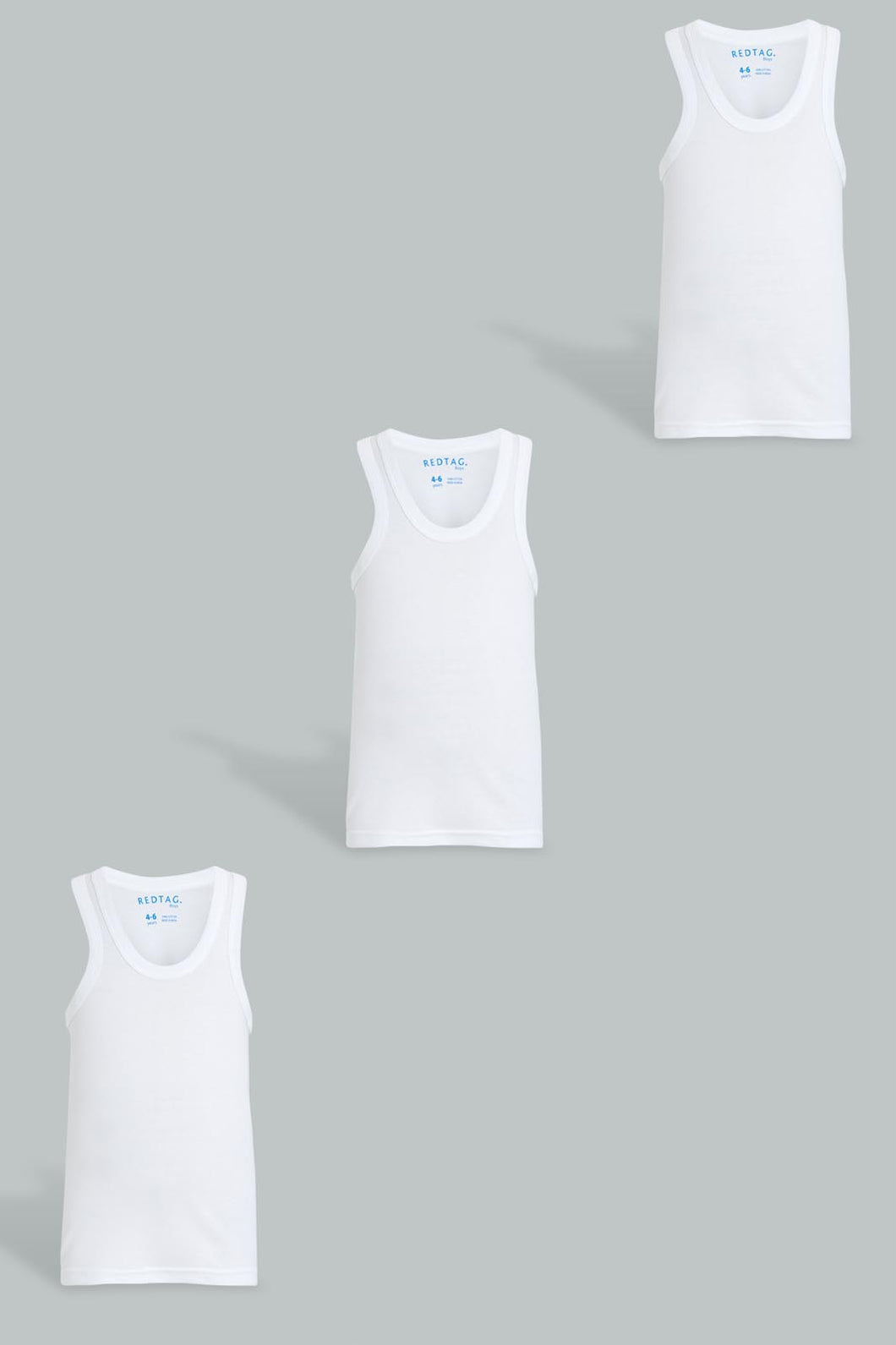 Redtag-White-3-Pack-Vest-Basic-365,-Boys-Vests,-Colour:White,-ESS,-Filter:Boys-(2-to-8-Yrs),-New-In,-New-In-BOY,-Non-Sale,-Section:Kidswear-Boys-2 to 8 Years