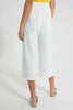 Redtag-White-Highwaist-Culottes-With-Front-Buttons-Cargo-Pants-Senior-Girls-9 to 14 Years