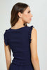 Redtag-Navy-Crickled-Sleeveless-Top-Tops-Women's-