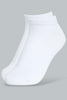 Redtag-White-Gsr-2Pcs-Ankle-Socks-Ankle-Length-Senior-Girls-9 to 14 Years