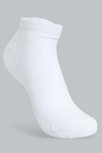 Load image into Gallery viewer, Redtag-White-Gsr-2Pcs-Ankle-Socks-Ankle-Length-Senior-Girls-9 to 14 Years
