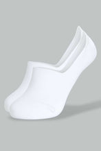 Load image into Gallery viewer, Redtag-White-Gsr-2Pcs-Invisible-Socks-Ankle-Length-Senior-Girls-9 to 14 Years
