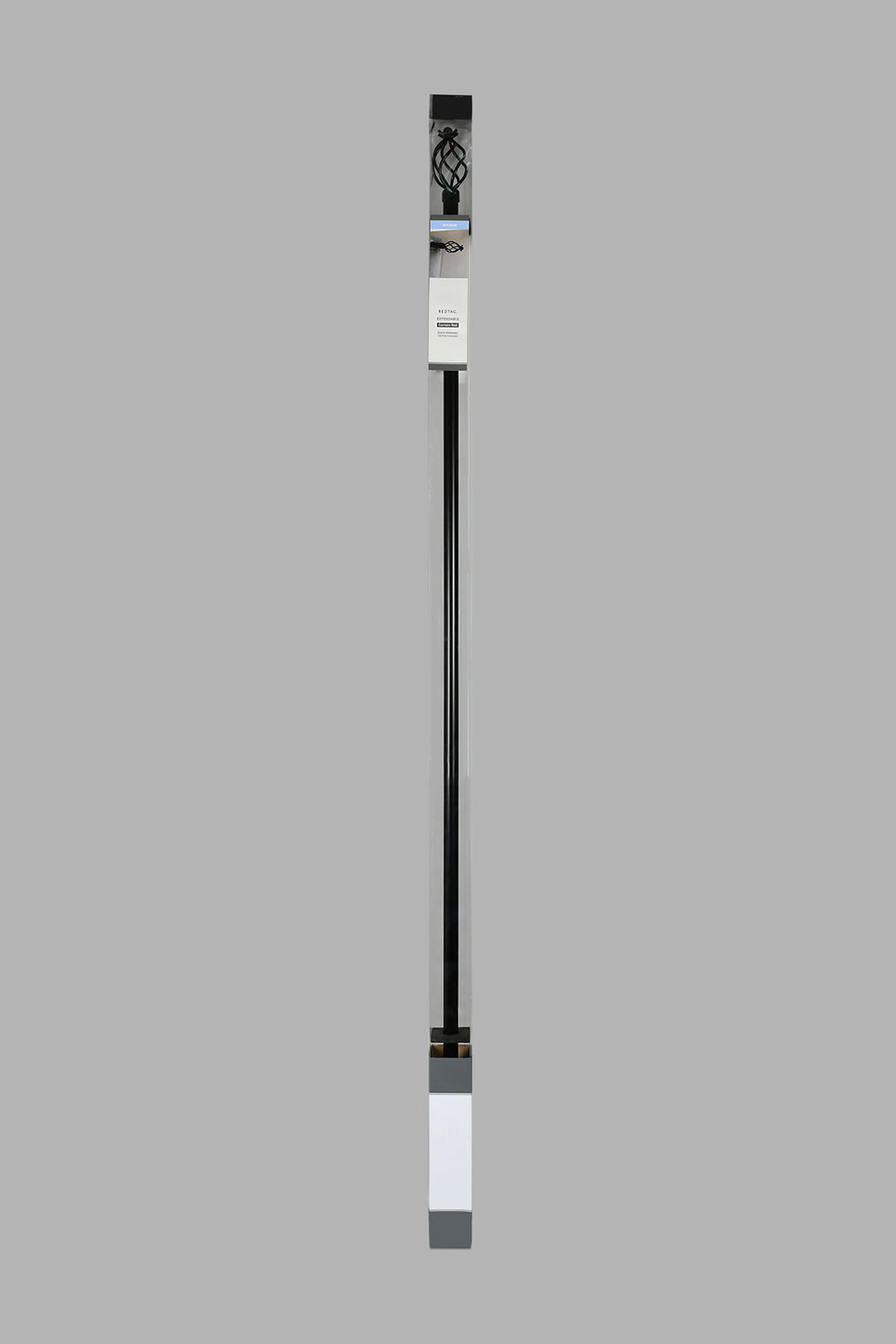 Redtag-Black-Powder-Coated-Finish-Extendable-Single-Curtain-Rod-(Long)-Colour:Black,-Filter:Home-Bedroom,-HMW-BED-Curtain-Rods,-New-In,-New-In-HMW-BED,-Non-Sale,-S22B,-Section:Homewares-Home-Bedroom-