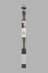 Redtag-Bronze-Satin-Finish-Extendable-Sinlge-Curtain-Rod-With-Finial-Colour:Bronze,-Filter:Home-Bedroom,-HMW-BED-Curtain-Rods,-New-In,-New-In-HMW-BED,-Non-Sale,-S22B,-Section:Homewares-Home-Bedroom-