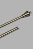 Redtag-Bronze-Satin-Finish-Extendable-Sinlge-Curtain-Rod-With-Finial-Colour:Bronze,-Filter:Home-Bedroom,-HMW-BED-Curtain-Rods,-New-In,-New-In-HMW-BED,-Non-Sale,-S22B,-Section:Homewares-Home-Bedroom-