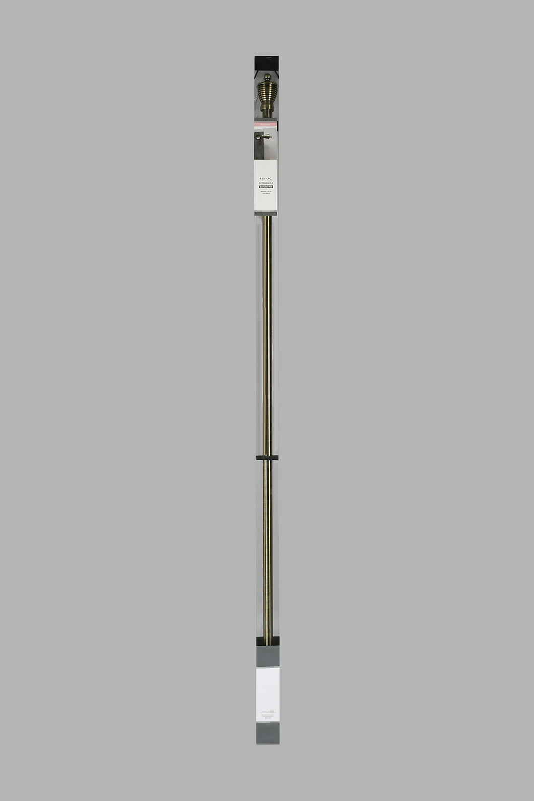 Redtag-Bronze-Satin-Finish-Extendable-Single-Curtain-Rod-(Short)-Colour:Bronze,-Filter:Home-Bedroom,-HMW-BED-Curtain-Rods,-New-In,-New-In-HMW-BED,-Non-Sale,-S22B,-Section:Homewares-Home-Bedroom-
