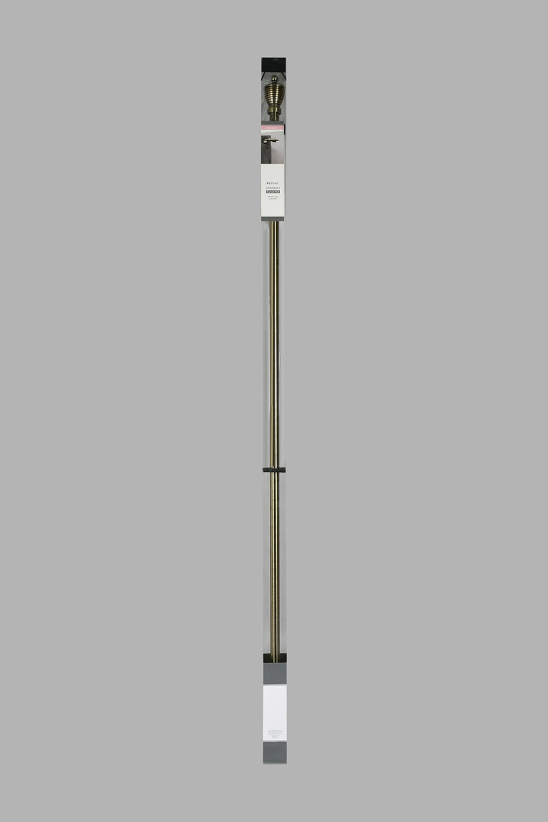 Redtag-Bronze-Satin-Finish-Extendable-Single-Curtain-Rod-(Short)-Colour:Bronze,-Filter:Home-Bedroom,-HMW-BED-Curtain-Rods,-New-In,-New-In-HMW-BED,-Non-Sale,-S22B,-Section:Homewares-Home-Bedroom-