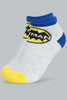 Redtag-3-Pack-Batman-Socks-Ankle-Socks-Boys-2 to 8 Years