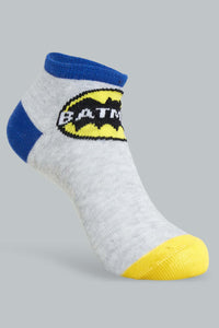 Redtag-3-Pack-Batman-Socks-Ankle-Socks-Boys-2 to 8 Years