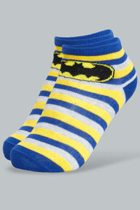 Redtag-3-Pack-Batman-Socks-Ankle-Socks-Boys-2 to 8 Years