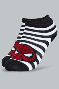 Redtag-3-Pack-Spiderman-Socks-Ankle-Socks-Boys-2 to 8 Years