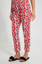 Load image into Gallery viewer, Redtag-White/Red-Heart-Printed-Pyjama-Set-Pyjama-Sets-Women&#39;s-
