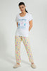 Redtag-Green-Cup-Cakes-Printed-Pyjama-Set-Colour:Green,-Filter:Women's-Clothing,-New-In,-New-In-Women,-Non-Sale,-S22B,-Section:Women,-Women-Pyjama-Sets-Women's-