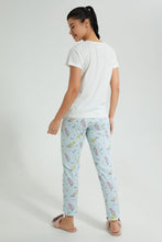 Load image into Gallery viewer, Redtag-Pink-Printed-Pyjama-Set-Colour:Pink,-Filter:Women&#39;s-Clothing,-New-In,-New-In-Women,-Non-Sale,-S22B,-Section:Women,-Women-Pyjama-Sets-Women&#39;s-
