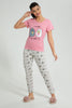 Redtag-Blush-Printed-Pyjama-Set-Colour:Pink,-Filter:Women's-Clothing,-New-In,-New-In-Women,-Non-Sale,-S22B,-Section:Women,-Women-Pyjama-Sets-Women's-