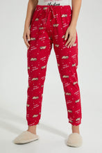 Load image into Gallery viewer, Redtag-Ecru-Melange-Printed-Pyjama-Set-Colour:Ecru,-Filter:Women&#39;s-Clothing,-New-In,-New-In-Women,-Non-Sale,-S22B,-Section:Women,-Women-Pyjama-Sets-Women&#39;s-
