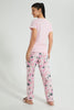 Redtag-Pink-Printed-Pyjama-Set-Colour:Pink,-Filter:Women's-Clothing,-New-In,-New-In-Women,-Non-Sale,-S22B,-Section:Women,-Women-Pyjama-Sets-Women's-