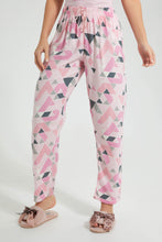 Load image into Gallery viewer, Redtag-Pink-Printed-Pyjama-Set-Colour:Pink,-Filter:Women&#39;s-Clothing,-New-In,-New-In-Women,-Non-Sale,-S22B,-Section:Women,-Women-Pyjama-Sets-Women&#39;s-
