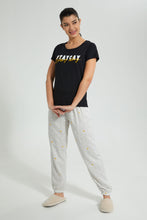 Load image into Gallery viewer, Redtag-Green-Printed-Pyjama-Set-Colour:Green,-Filter:Women&#39;s-Clothing,-New-In,-New-In-Women,-Non-Sale,-S22B,-Section:Women,-Women-Pyjama-Sets-Women&#39;s-
