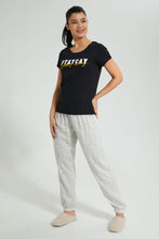 Load image into Gallery viewer, Redtag-Green-Printed-Pyjama-Set-Colour:Green,-Filter:Women&#39;s-Clothing,-New-In,-New-In-Women,-Non-Sale,-S22B,-Section:Women,-Women-Pyjama-Sets-Women&#39;s-
