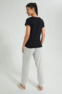 Redtag-Green-Printed-Pyjama-Set-Colour:Green,-Filter:Women's-Clothing,-New-In,-New-In-Women,-Non-Sale,-S22B,-Section:Women,-Women-Pyjama-Sets-Women's-