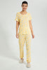 Redtag-Yellow-Allover-Printed-Pyjama-Set-Colour:Yellow,-Filter:Women's-Clothing,-New-In,-New-In-Women,-Non-Sale,-S22B,-Section:Women,-Women-Pyjama-Sets-Women's-