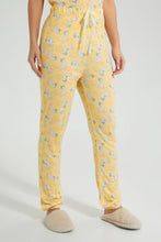 Load image into Gallery viewer, Redtag-Yellow-Allover-Printed-Pyjama-Set-Colour:Yellow,-Filter:Women&#39;s-Clothing,-New-In,-New-In-Women,-Non-Sale,-S22B,-Section:Women,-Women-Pyjama-Sets-Women&#39;s-
