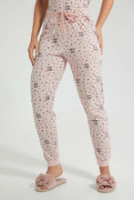 Load image into Gallery viewer, Redtag-Peach-Allover-Printed-Pyjama-Set-Colour:Pink,-Filter:Women&#39;s-Clothing,-New-In,-New-In-Women,-Non-Sale,-S22B,-Section:Women,-Women-Pyjama-Sets-Women&#39;s-
