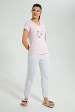 Load image into Gallery viewer, Redtag-Pink-Strong-Girls-Printed-Pyjama-Set-Colour:Pink,-Filter:Women&#39;s-Clothing,-New-In,-New-In-Women,-Non-Sale,-S22B,-Section:Women,-Women-Pyjama-Sets-Women&#39;s-
