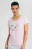Redtag-Pink-Strong-Girls-Printed-Pyjama-Set-Colour:Pink,-Filter:Women's-Clothing,-New-In,-New-In-Women,-Non-Sale,-S22B,-Section:Women,-Women-Pyjama-Sets-Women's-