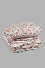 Load image into Gallery viewer, Redtag-Pink-Floral-Print-6-Piece-Comforter-Set-(Double-Size)-Comforters-Home-Bedroom-
