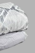 Load image into Gallery viewer, Redtag-Grey-Geometric-Print-6-Piece-Comforter-Set-(Double-Size)-Comforters-Home-Bedroom-

