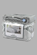 Load image into Gallery viewer, Redtag-Grey-Geometric-Print-6-Piece-Comforter-Set-(Double-Size)-Comforters-Home-Bedroom-
