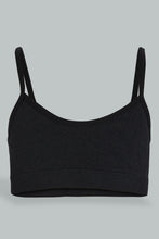 Load image into Gallery viewer, Redtag-Black/Black-Seamless-Bra-(2Pack)-365,-Character,-Colour:Black,-ESS,-Filter:Senior-Girls-(9-to-14-Yrs),-GSR-Bras,-New-In,-New-In-GSR,-Non-Sale,-Section:Kidswear-Senior-Girls-9 to 14 Years
