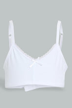 Load image into Gallery viewer, Redtag-Beige/White-Bra-(2Pack)-365,-Character,-Colour:Assorted,-ESS,-Filter:Senior-Girls-(9-to-14-Yrs),-GSR-Bras,-New-In,-New-In-GSR,-Non-Sale,-Section:Kidswear-Senior-Girls-9 to 14 Years
