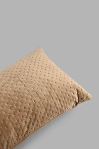 Redtag-Beige-Pinsonic-Plain-Cushion-Cushions-Home-Bedroom-