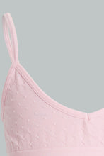 Load image into Gallery viewer, Redtag-White/Pink-Jacquard-Bra-(2Pack)-365,-Colour:Assorted,-Filter:Senior-Girls-(9-to-14-Yrs),-GSR-Bras,-New-In,-New-In-GSR,-Non-Sale,-Section:Kidswear-Senior-Girls-9 to 14 Years
