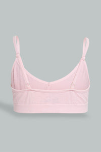 Redtag-White/Pink-Jacquard-Bra-(2Pack)-365,-Colour:Assorted,-Filter:Senior-Girls-(9-to-14-Yrs),-GSR-Bras,-New-In,-New-In-GSR,-Non-Sale,-Section:Kidswear-Senior-Girls-9 to 14 Years