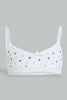 Redtag-White-Floral/Yellow-Bra-(2Pack)-365,-Character,-Colour:Assorted,-ESS,-Filter:Senior-Girls-(9-to-14-Yrs),-GSR-Bras,-New-In,-New-In-GSR,-Non-Sale,-Section:Kidswear-Senior-Girls-9 to 14 Years