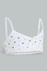 Redtag-White-Floral/Yellow-Bra-(2Pack)-365,-Character,-Colour:Assorted,-ESS,-Filter:Senior-Girls-(9-to-14-Yrs),-GSR-Bras,-New-In,-New-In-GSR,-Non-Sale,-Section:Kidswear-Senior-Girls-9 to 14 Years