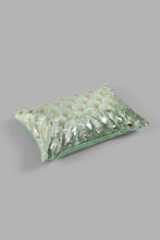 تنزيل الصورة على معرض الصور، Redtag-Mint-Metallic-Print-Cushion-Colour:Mint,-Filter:Home-Bedroom,-HMW-BED-Cushions,-New-In,-New-In-HMW-BED,-Non-Sale,-S22A,-Section:Homewares-Home-Bedroom-
