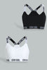 Redtag-White/Black-Seamless-Padded-Bra-(2Pack)-365,-Colour:Assorted,-Filter:Senior-Girls-(9-to-14-Yrs),-GSR-Bras,-New-In,-New-In-GSR,-Non-Sale,-Section:Kidswear-Senior-Girls-9 to 14 Years