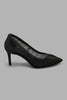 Redtag-Black-Lurex-Court-Court-Shoes-Women's-