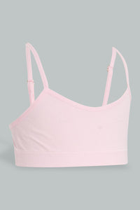 Redtag-Pink/Yellow-Bra-(2Pack)-365,-Colour:Assorted,-Filter:Senior-Girls-(9-to-14-Yrs),-GSR-Bras,-New-In,-New-In-GSR,-Non-Sale,-Section:Kidswear-Senior-Girls-9 to 14 Years