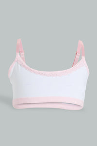 Redtag-Lt-Pink/White-Bra-(2Pack)-365,-Colour:Assorted,-Filter:Senior-Girls-(9-to-14-Yrs),-GSR-Bras,-New-In,-New-In-GSR,-Non-Sale,-Section:Kidswear-Senior-Girls-9 to 14 Years