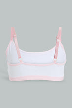 Load image into Gallery viewer, Redtag-Lt-Pink/White-Bra-(2Pack)-365,-Colour:Assorted,-Filter:Senior-Girls-(9-to-14-Yrs),-GSR-Bras,-New-In,-New-In-GSR,-Non-Sale,-Section:Kidswear-Senior-Girls-9 to 14 Years
