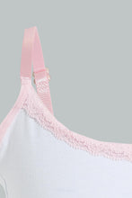 Load image into Gallery viewer, Redtag-Lt-Pink/White-Bra-(2Pack)-365,-Colour:Assorted,-Filter:Senior-Girls-(9-to-14-Yrs),-GSR-Bras,-New-In,-New-In-GSR,-Non-Sale,-Section:Kidswear-Senior-Girls-9 to 14 Years
