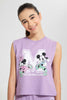 Redtag-Purple-Mickey-&-Minnie-Mouse-Girls-Top-Active-Tees-Senior-Girls-9 to 14 Years