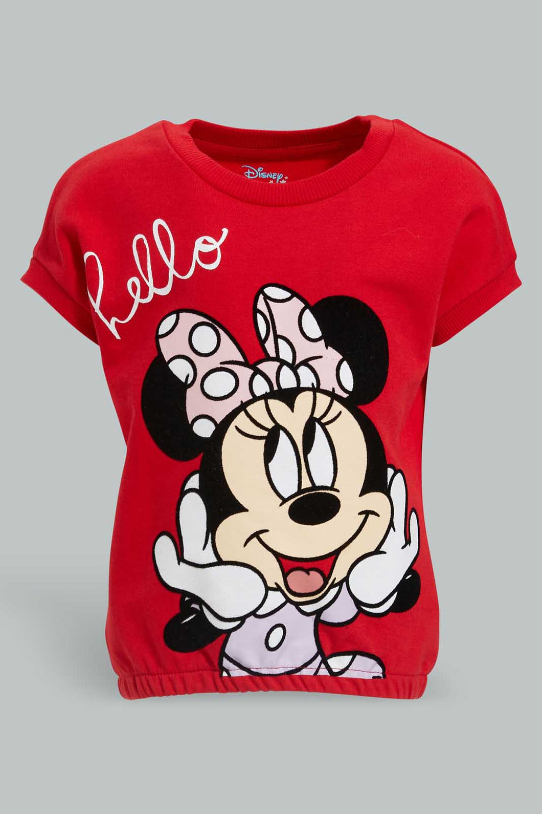 Redtag-Red-Mini-Sweat-T-Shirt-All-Over-Prints-Infant-Girls-3 to 24 Months