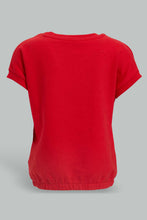 تنزيل الصورة على معرض الصور، Redtag-Red-Mini-Sweat-T-Shirt-All-Over-Prints-Infant-Girls-3 to 24 Months
